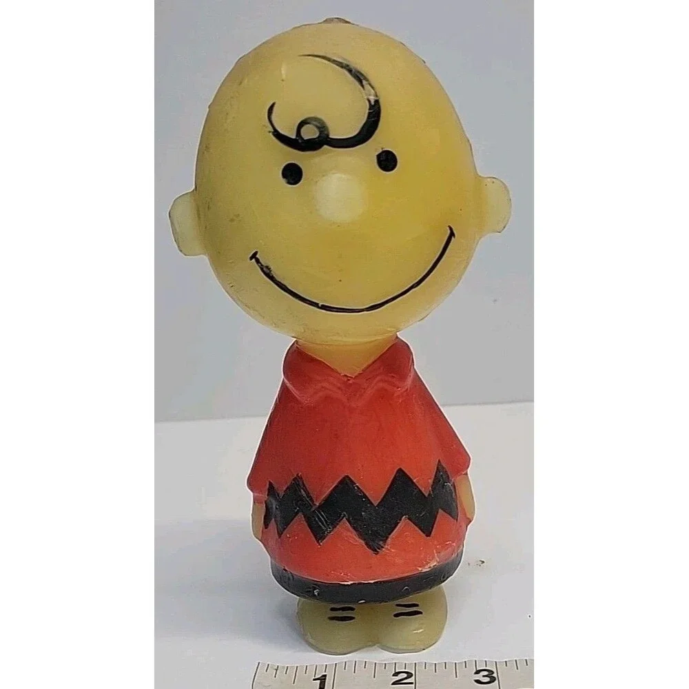 MCM Candle The‎ Peanuts Gang Charlie Brown Hallmark Unused 1960s Memorabilia